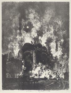 Fours la nuit - Joseph Pennell