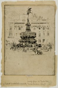 Monument de Gilbert, Piccadilly Circus - Joseph Pennell
