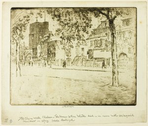 Maison où Whistler est mort - Joseph Pennell