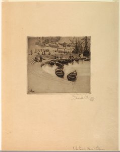 Lieu de débarquement, Livourne - Joseph Pennell