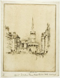 Chapelle de Langham Place - Joseph Pennell