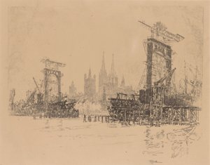 Construction du pont de Londres