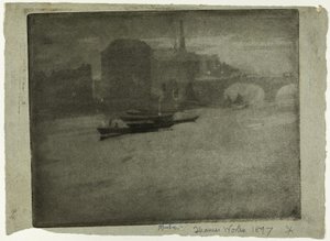 Brouillard sur la Tamise - Joseph Pennell