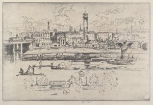 Tour de tir entre les ponts - Joseph Pennell
