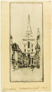 Église de Spitalfields - Joseph Pennell