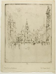 St. Clements Danes - Joseph Pennell