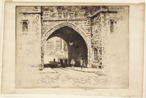Porte Saint-Jean, Clerkenwell - Joseph Pennell