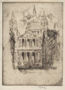 Saint-Paul, Fleet Street, Londres - Joseph Pennell