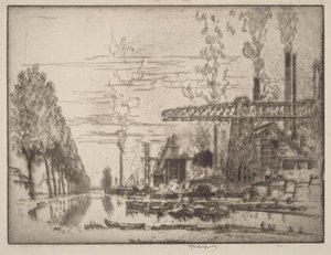Le canal de Bruxelles, un Hobbema moderne - Joseph Pennell