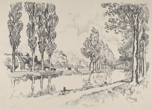 Le Canal à Blanzy, France - Joseph Pennell