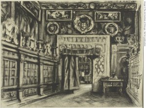 La salle capitulaire, cathédrale de Tolède - Joseph Pennell
