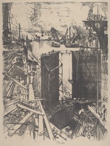 La porte de garde, écluse de Gatun