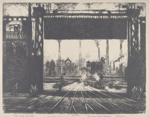 La Porte de Fer, Charleroi - Joseph Pennell
