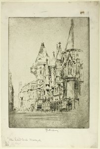 Les Tribunaux - Joseph Pennell