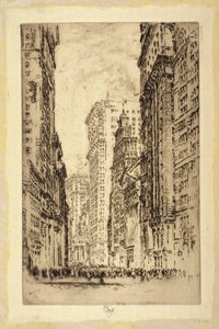 La Bourse de New York - Joseph Pennell