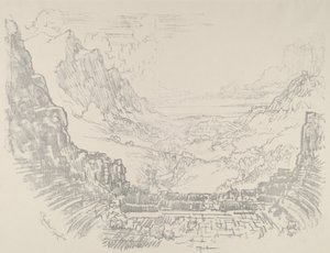 Le Théâtre, Ségeste - Joseph Pennell