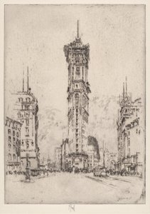 Le bâtiment du Times - Joseph Pennell