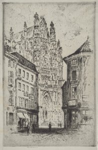 Le transept, Beauvais - Joseph Pennell