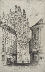 Le Transept, Beauvais, 1907 - Joseph Pennell