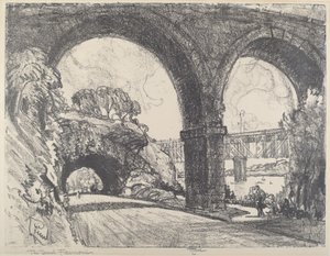 Le tunnel dans le parc