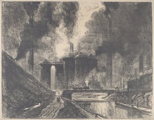 Châteaux de travail, Wolverhampton - Joseph Pennell