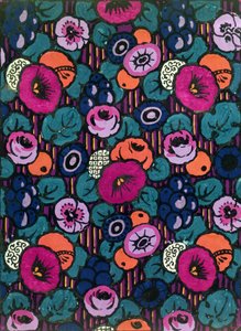 Design pour un textile imprimé par Joseph Percy Bilbie, c.1920 - Joseph Percy Bilbie