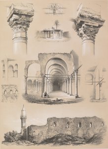 Détails, mosquée d’Amrou, au Caire, 1843