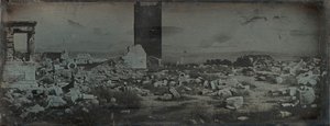Ruines et premier plan, Acropole, Athènes, 1842 - Joseph Philibert Girault De Prangey