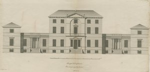 Sandon Hall : gravure, nd [1769-1771]