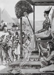 Apportant un tribut à Ramsès II, XIXe dynastie - Joseph Ratcliffe (after) Skelton