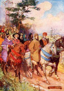Les pèlerins de Chaucer, menés par lui-même - Joseph Ratcliffe Skelton