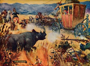 Simon van der Stel et le rhinocéros, 1909