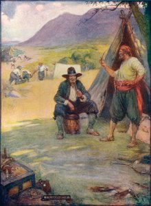 Là où se trouve maintenant la grande ville du Cap, ils ont installé leurs tentes et huttes, vers 1908, vers 1920