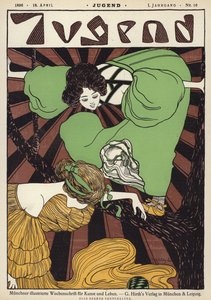 Illustration de couverture pour le magazine Jugend - Joseph Rudolf Witzel