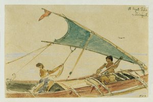 Bateau devant l