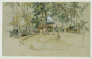 Temple bouddhiste à Ceylan (Sri Lanka)