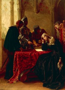 Abdication de Marie Stuart au château de Loch Leven, vers 1850 - Joseph Severn