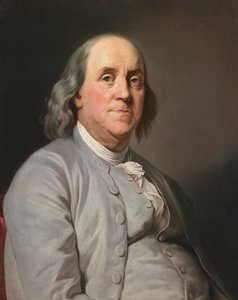 Portrait de Benjamin Franklin - Joseph Siffred Duplessis