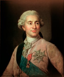 Portrait du roi de France Louis XVI (1754-1793) portant les insignes de l