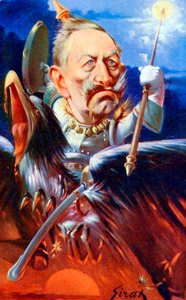 Kaiser Wilhelm II - caricature par Sirat - Joseph Sirat
