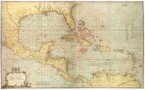 Carte des Antilles - Joseph Smith Speer