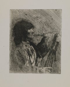Sans titre - Homme à la cornemuse - Joseph Stella