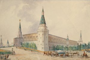La place de la Résurrection et le jardin Alexandre à Moscou
