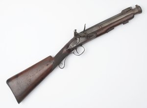 Tromblon avec baïonnette à ressort délivré aux Volontaires Irlandais, vers 1815