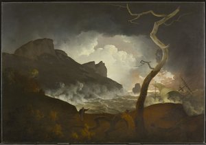 Antigonus dans la tempête (Acte III, scène iii, de Le Conte d