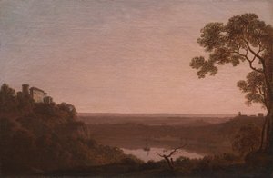 Lac de Nemi - Joseph Wright of Derby