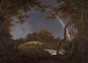 Paysage avec un Arc-en-Ciel - Joseph Wright of Derby