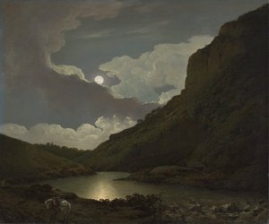 Matlock Tor au clair de lune - Joseph Wright of Derby