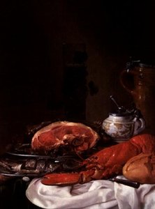 Nature morte avec homard