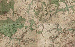 Carte de Hougaerde - Hoegaarden - Joseph de Ferraris
